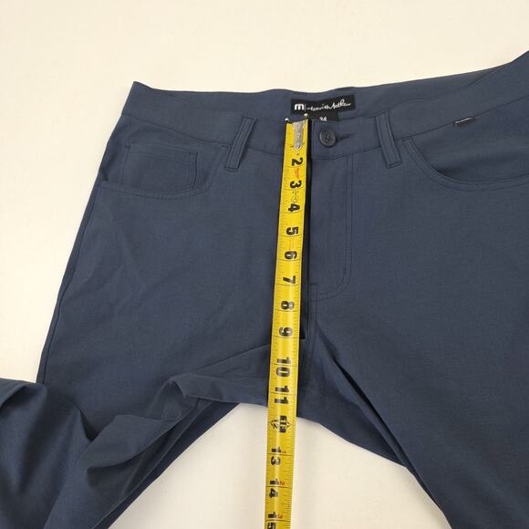 Travis Mathew Pants Men's Size 34 Blue Golf Performance 32" Inseam Stretch - Picture 11 of 12